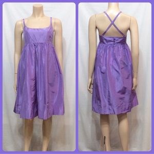 BEAUTIFUL! Purple silk JCrew dress